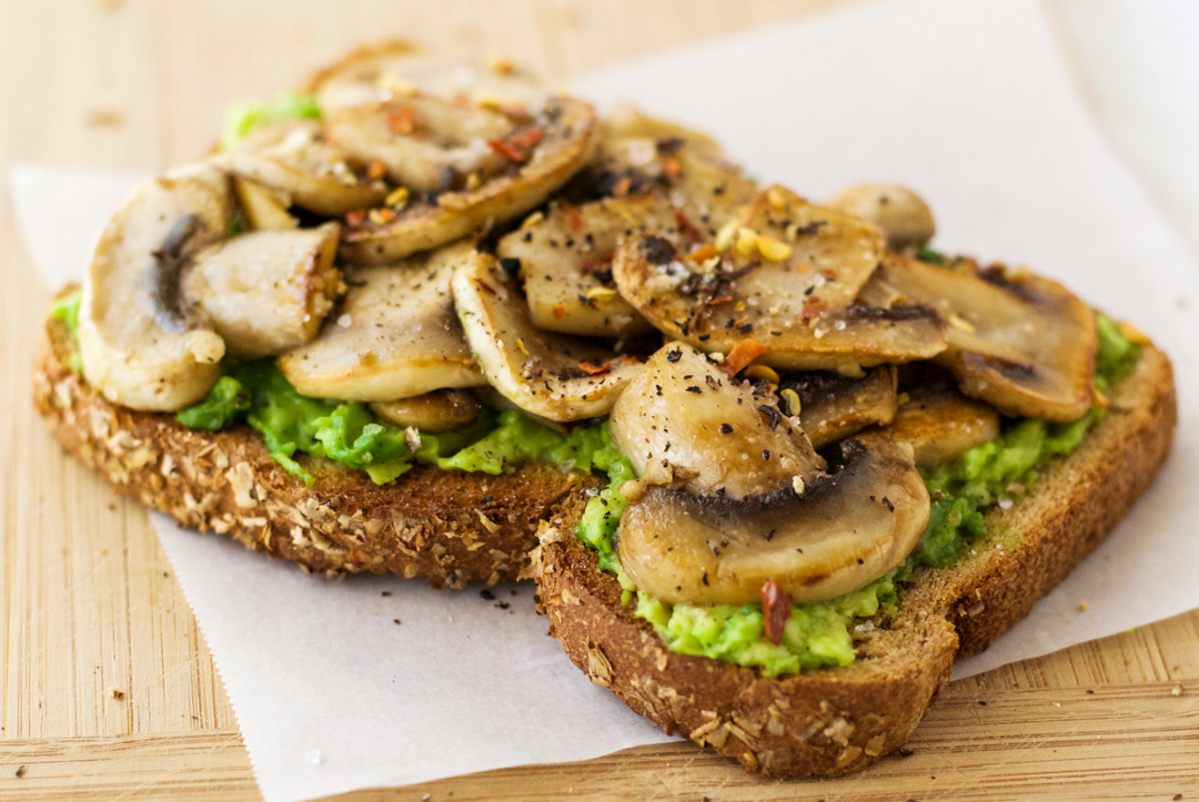 Garlic Mushroom Toast